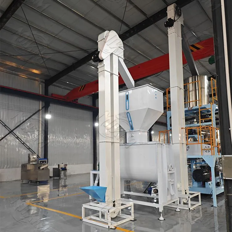 Chaîne de production automatique des aliments pour reproduction