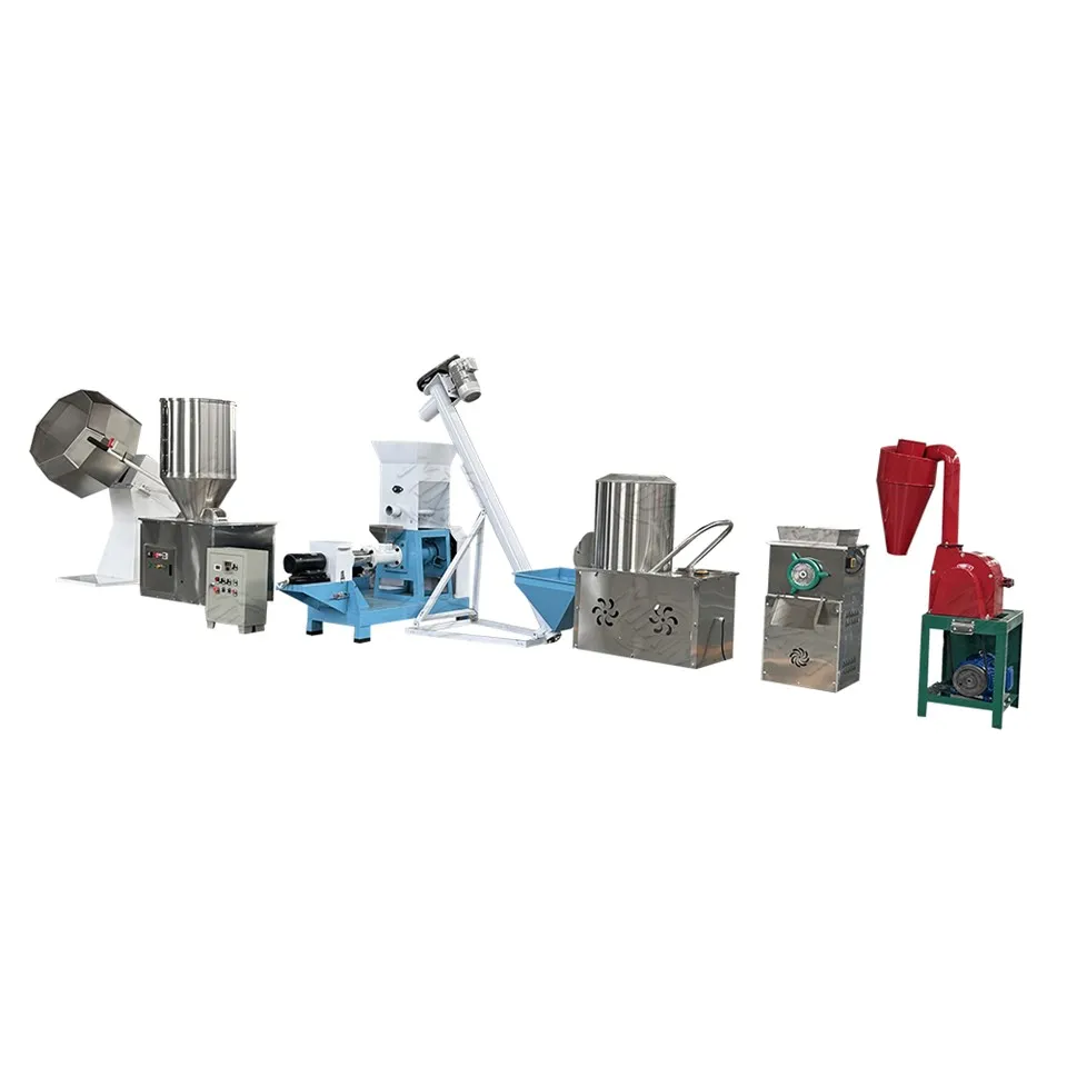 Ligne de production de culot de poisson et de crevettes