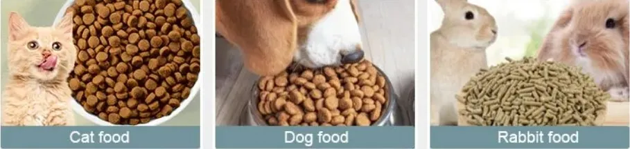 differtent animal food samples differtent animal food samples