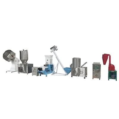 Ligne de production d'alimentation des poissons de 5 tonnes