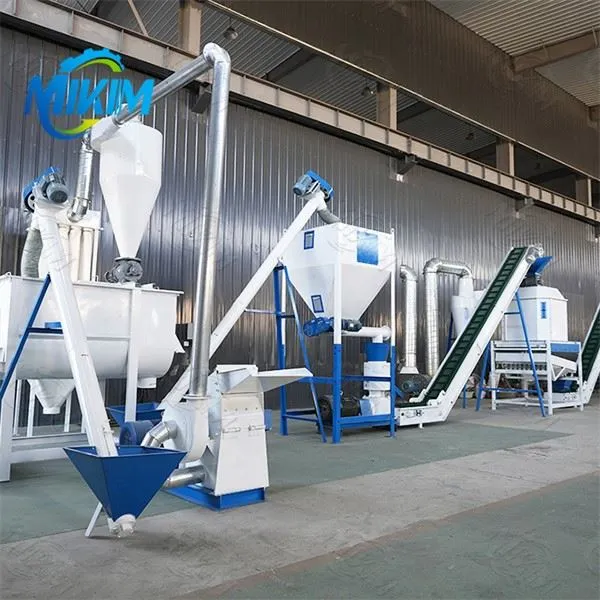 Feed automatic pelletizing production line
